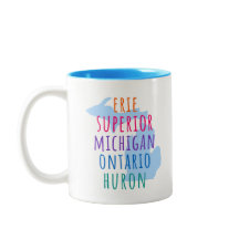 Caneca de Café do Estado da Luva de Texto Simples