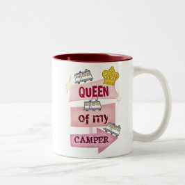 Em Dois Tons Caneca de café do estilo de vida do campista/rv