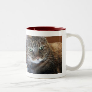 Em Dois Tons Caneca de café do gato