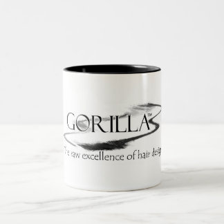 Em Dois Tons Caneca de café do gorila
