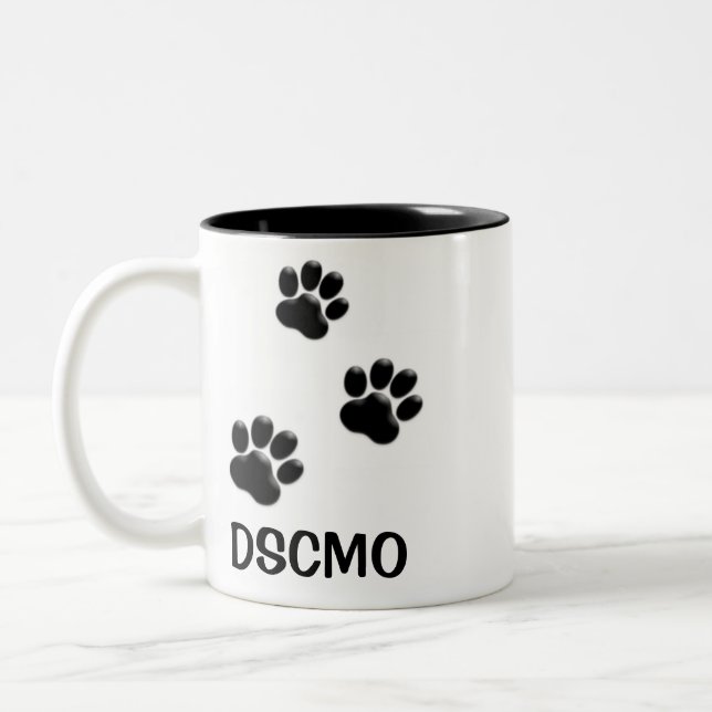 Em Dois Tons Caneca de café do investigador de DSCMO (Esquerda)