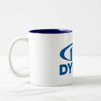 Em Dois Tons Caneca de café do logotipo de Dynon