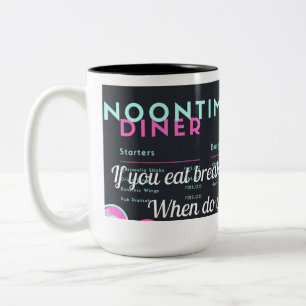 Em Dois Tons Caneca de Café do Meio-dia