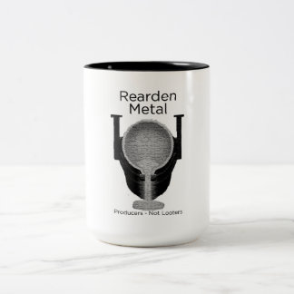 Em Dois Tons Caneca de café do metal de Rearden