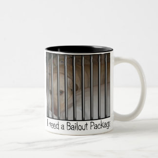 Em Dois Tons Caneca de café do pacote de ajuda de Ringo -