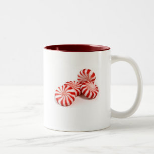 Em Dois Tons Caneca de café do Peppermint