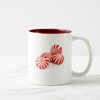 Em Dois Tons Caneca de café do Peppermint