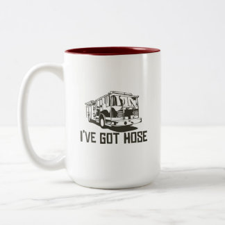 Em Dois Tons Caneca de café do sapador-bombeiro