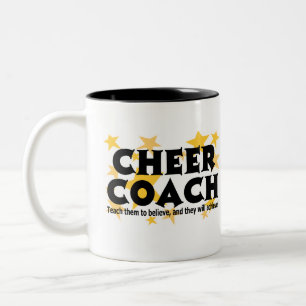 Em Dois Tons Caneca de café do treinador do elogio