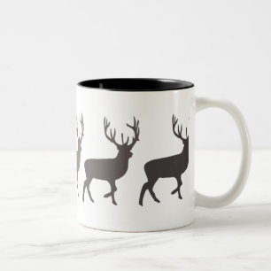 Em Dois Tons Caneca de café do veado