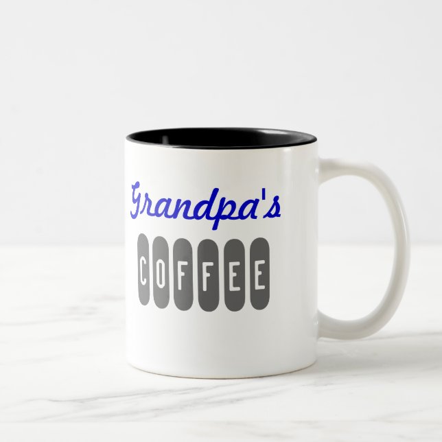 Em Dois Tons Caneca de café do vovô (Direita)
