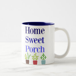 Em Dois Tons Caneca de café doce Home do Dois-Tom do patamar