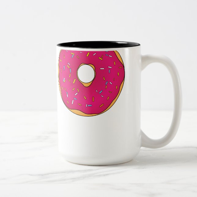 Em Dois Tons Caneca de café dos D'oh-loucos de Dippin (Direita)
