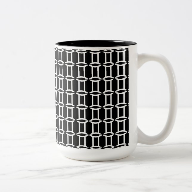 Em Dois Tons Caneca de café dos Gêmeos (Direita)