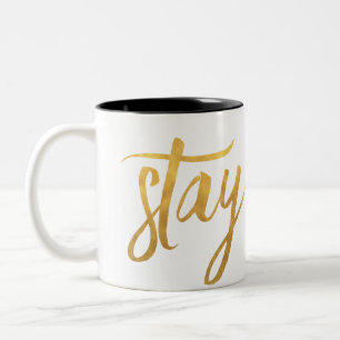 Em Dois Tons Caneca de café DOURADO da ESTADA