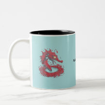Caneca de Café Dragão do Mar Vermelho
