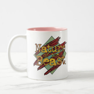 Em Dois Tons Caneca de café encantador do porco