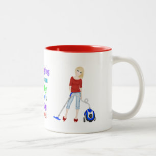 Em Dois Tons Caneca de café engraçada do aspirador de p30
