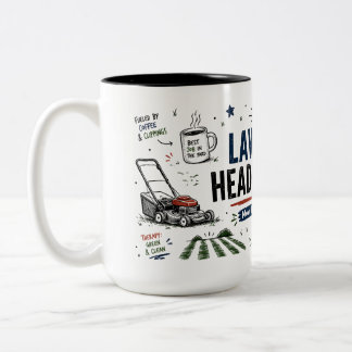 Em Dois Tons Caneca de Café Engraçada Sede do Papai do Jardim