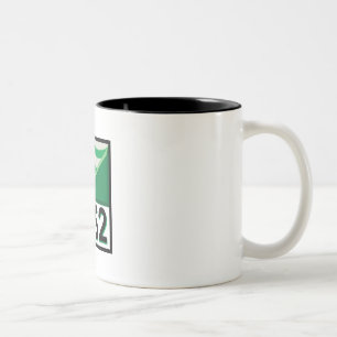 Em Dois Tons Caneca de café ES2