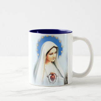 Em Dois Tons Caneca de Café Fatima, grande