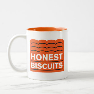 Em Dois Tons Caneca de café feita sob encomenda dos biscoitos
