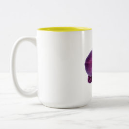 Em Dois Tons Caneca de Café Floral Zen Pacífica
