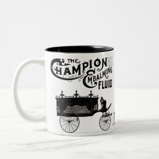 Em Dois Tons Caneca de café fluida de embalsamação