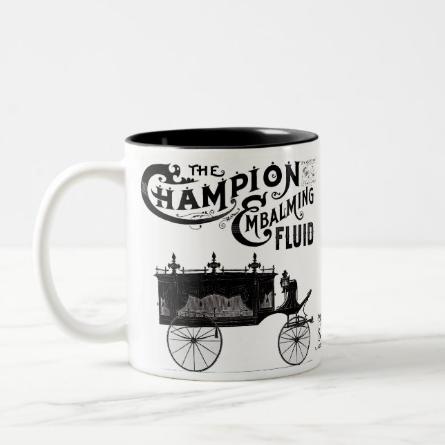 Em Dois Tons Caneca de café fluida de embalsamação (Esquerda)