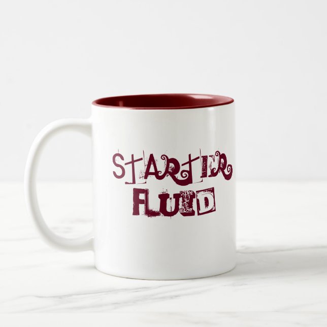 Em Dois Tons Caneca de café fluida do acionador de partida (Esquerda)