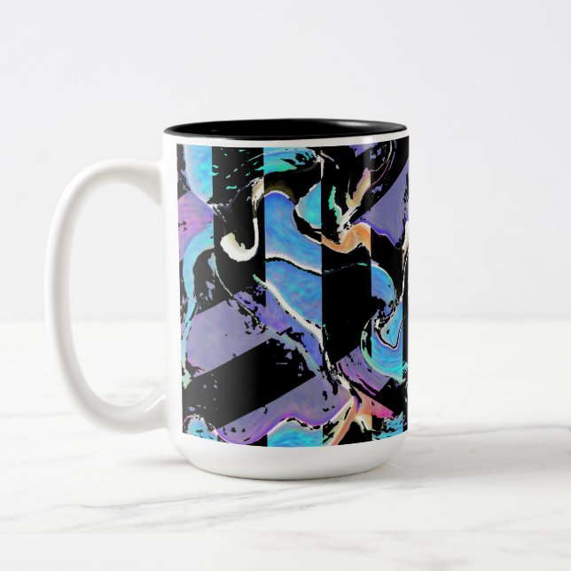 Em Dois Tons Caneca de café horrorosa (Esquerda)