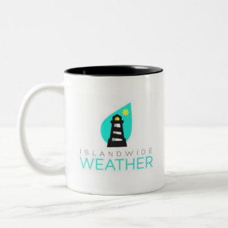 Em Dois Tons Caneca de café Islandwide do tempo