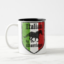 Em Dois Tons Caneca de Café Italiano por Casamento