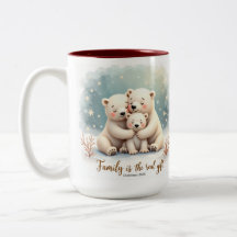 Caneca de Café Keepsake Family is the Real Gift