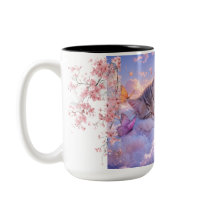 Caneca de Café Mãe de Gato Fofa