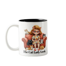 Caneca de Café Mãe Gata Engraçada