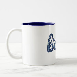 Em Dois Tons Caneca de Café Mahjong Chinoiserie Chic Bam