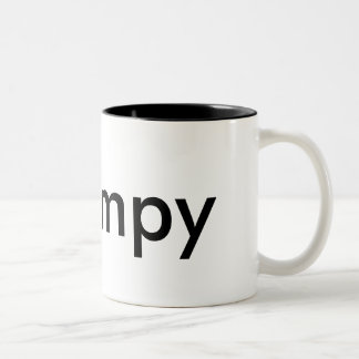 Em Dois Tons Caneca de café mal-humorada