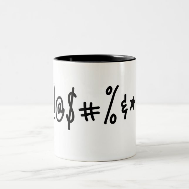 Em Dois Tons Caneca de café maldita (Centro)