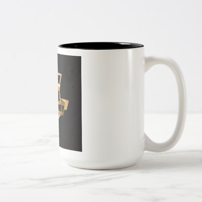 Em Dois Tons Caneca de Café Minha Jornada (Direita)