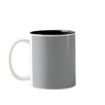Caneca de Café Minimalista de Duas Cores com Gato