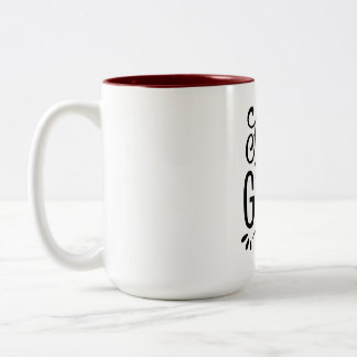 Em Dois Tons Caneca de Café Motivacional Focar no Bem