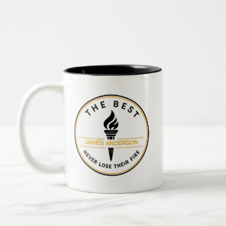 Em Dois Tons Caneca de Café Motivacional Personalizada