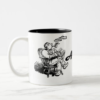 Em Dois Tons Caneca de café oficial de Aristocob