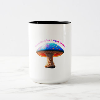 Em Dois Tons Caneca de Café ou Chá de Cogumelo