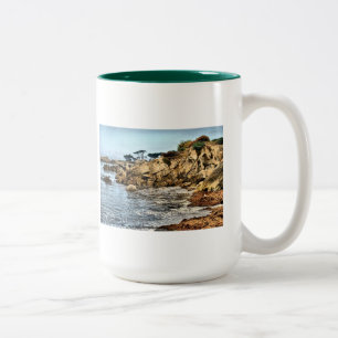 Em Dois Tons Caneca de café pacífica de Grove*