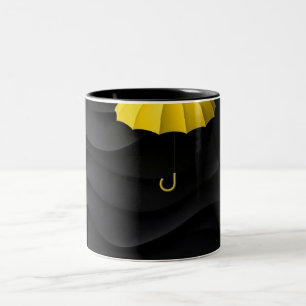 Em Dois Tons Caneca de Café Papagaio Amarelo Fofo   Amor por Pá