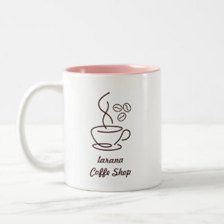 Em Dois Tons Caneca de Café para Amante de Café Moderno | clube
