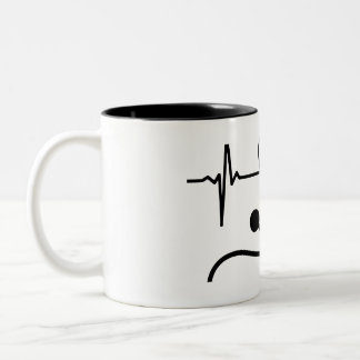 Em Dois Tons Caneca de café para médicos
