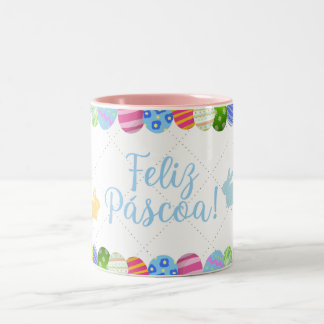 Em Dois Tons Caneca de café Páscoa 11 oz cerâmica W-PT ZLE